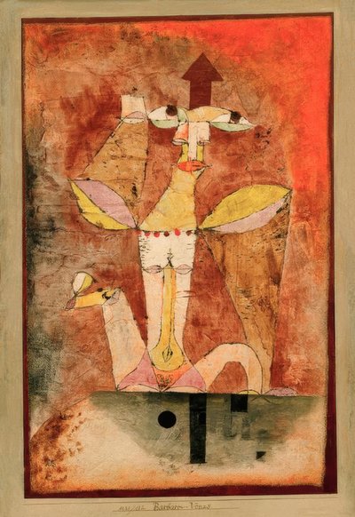 Barbarian Venus by Paul Klee